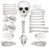 Yescom Bag of Skeleton Bones Props 28Pc Set for Halloween Party