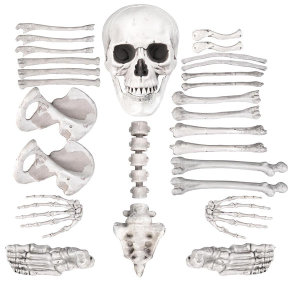 Yescom Bag of Skeleton Bones Props 28Pc Set for Halloween Party Image