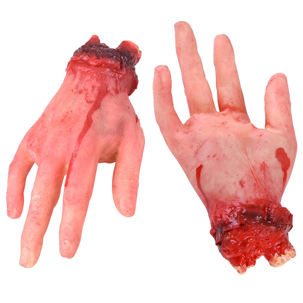 Yescom 5X Bloody Hands Foot Leg Body Parts Set for Halloween Party Image