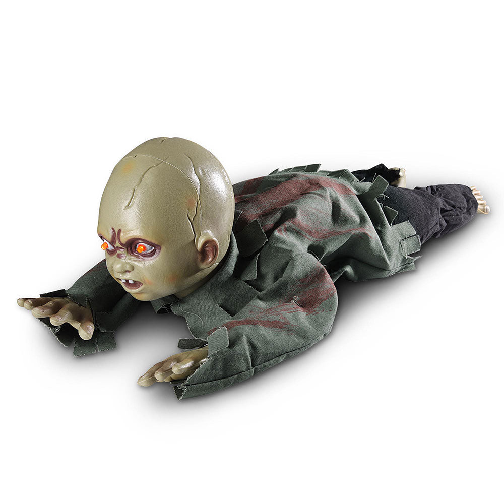 Yescom Animated Crawling Baby Zombie Halloween Decoration Prop Image