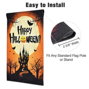 Yescom Small Halloween Flag Garden Outdoor Flag 12x18" Image