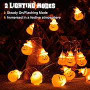 Yescom 10Ft Halloween String Lights Orange Pumpkin 20 LEDs Image