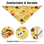 Yescom Halloween Dog Bandanas Washable Dog Handkerchief 10 Pack 32x21 Image