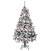 Yescom 5 feet White Flocked Christmas Tree Decor