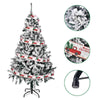 Yescom 5 feet White Flocked Christmas Tree Decor