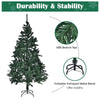 Yescom 7.5 feet Synthetic Christmas Tree Foldable X-shaped Metal Stand