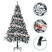 Yescom 7.5 feet White Flocked Christmas Tree Decor Image