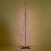 Yescom 12' Outdoor Christmas Tree Prelit Lightshow Solar Powered, RGB Image