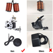 Yescom 2 Tattoo Machine Kit w/ Power Supply 4 Inks Image