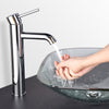 Yescom Square Bathroom Glass Vessel Sink Bowl Lavatory Basin