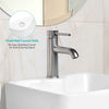 Aquaterior 19x15 Porcelain Bathroom Sink White Lavatory Basin