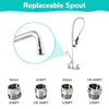 Aquaterior Commercial Pre-Rinse Kitchen Faucet Pull Out Sprayer