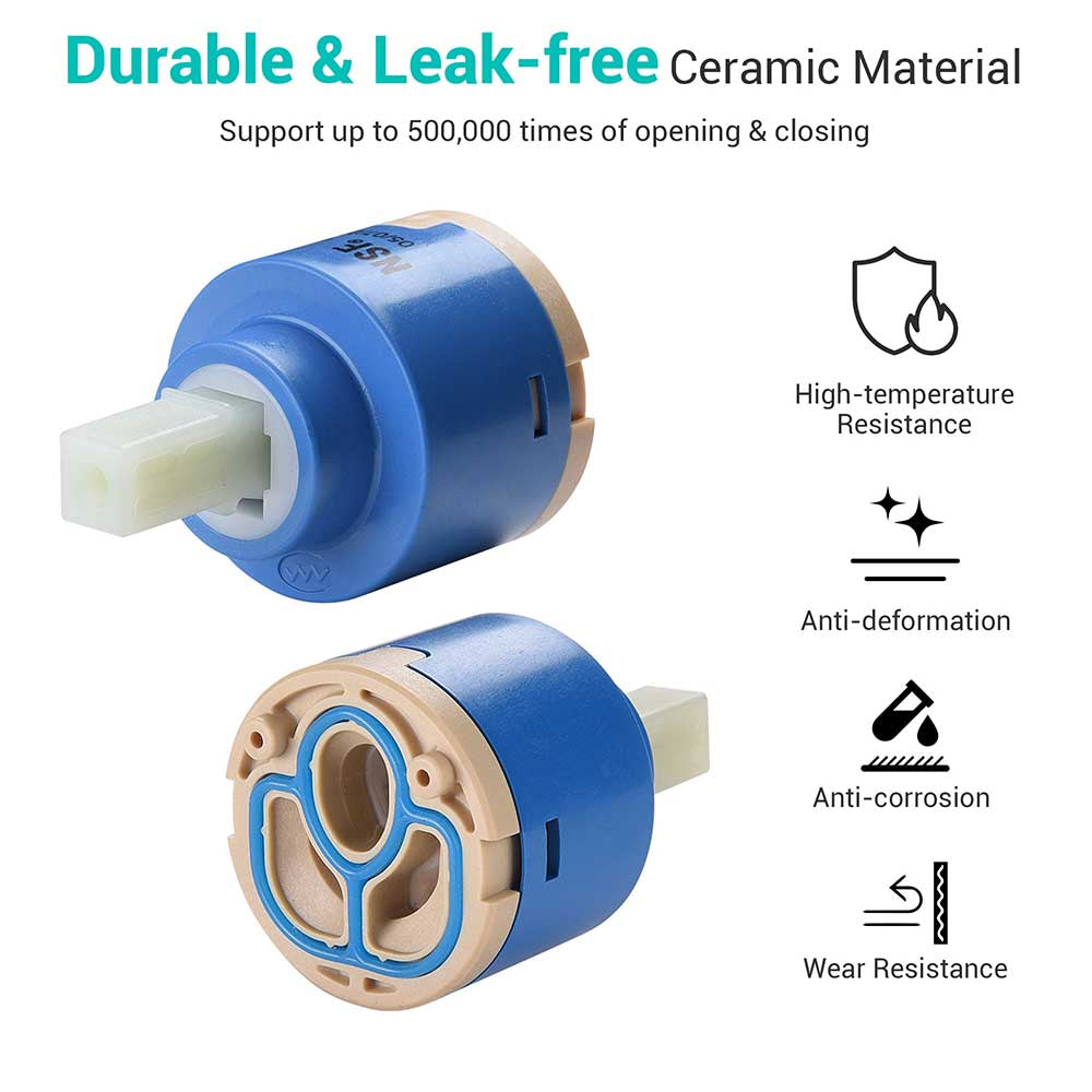 Yescom Leak-free Ceramic Cartridge Replacements 4CM Image