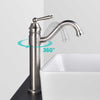 Yescom 13" Bathroom Bar Sink Vessel Faucet Brushed Nickel