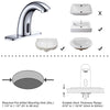 Aquaterior 5" Motion Sensor Touchless Bathroom Faucet