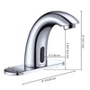 Aquaterior 5" Motion Sensor Touchless Bathroom Faucet