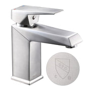 Yescom Bathroom Sink Faucet Square 1-Handle Cold & Hot, 7"H Image