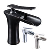 Aquaterior Waterfall Bathroom Sink Faucet 1-Handle Cold & Hot, 6.5"H