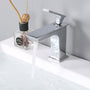 Yescom Bathroom Sink Faucet 1-Handle Cold & Hot, 6.7"H, Chrome Image