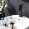 Aquaterior Bathroom Faucet Single Hole 1-Handle Cold & Hot 8"H