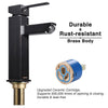 Aquaterior Bathroom Faucet Single Hole 1-Handle Cold & Hot 8"H