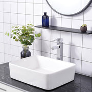 Yescom Bathroom Sink Faucet Square Cold & Hot 12"H Image