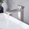 Aquaterior Bathroom Vessel Faucet Square Cold & Hot 10.4"H