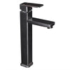 Aquaterior Bathroom Vessel Faucet Square Cold & Hot 11.8"H