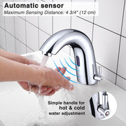 Yescom Touchless Lavatory Sink Faucet Hot & Cold 7