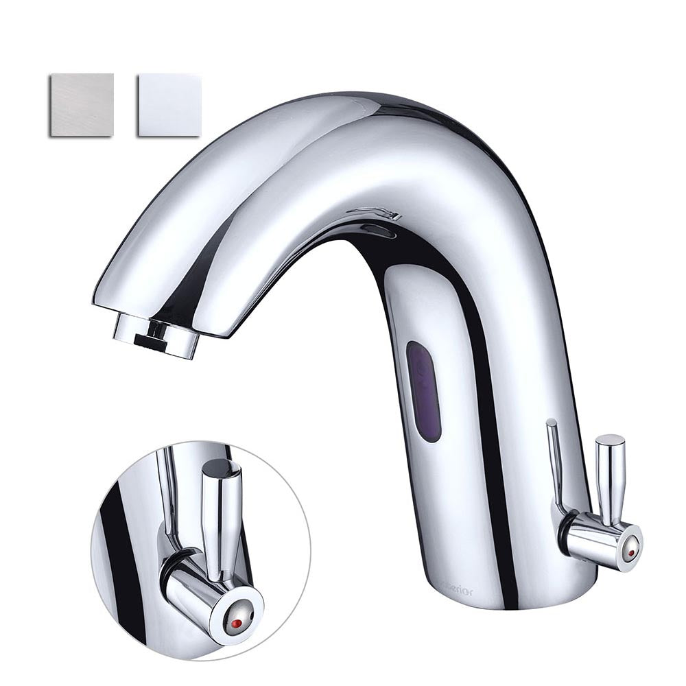 Yescom Touchless Lavatory Sink Faucet Hot & Cold 7" Image