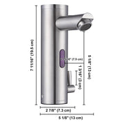 Yescom Touchless Lavatory Sink Faucet Hot & Cold 8" Image