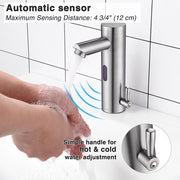 Yescom Touchless Lavatory Sink Faucet Hot & Cold 8