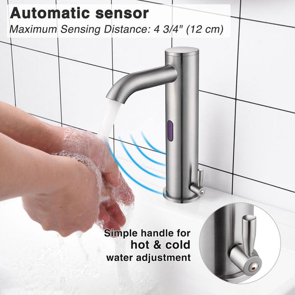 Yescom Touchless Lavatory Sink Faucet Hot & Cold 10