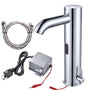 Yescom Touchless Lavatory Sink Faucet Hot & Cold 10", Chrome Image