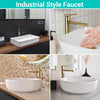 Aquaterior Single Handle Bathroom Faucet 13" Tall