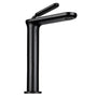 Yescom Bathroom Sink Faucet Single Handle 12" Tall, Black Image