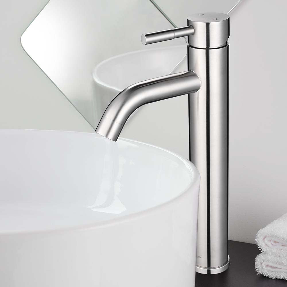 Yescom 12" Bathroom Bar Sink Vessel Faucet Finish Options Image