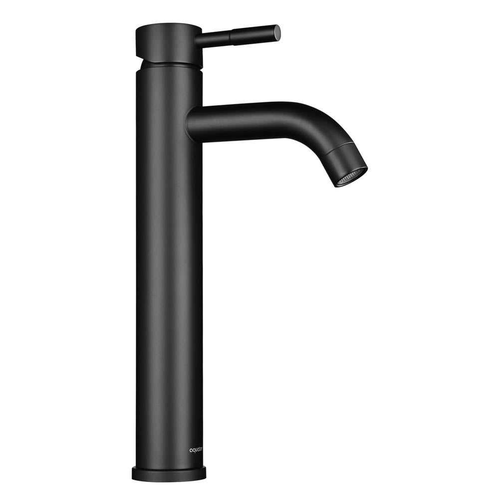 Yescom 12" Bathroom Bar Sink Vessel Faucet Finish Options, Black Image