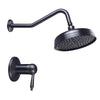 Aquaterior Rain Shower Head Bath Shower Faucet Oil Rubbed Bronze