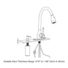 Aquaterior Pull-down Kitchen Bar Faucet Single-handle Finish Color Opt