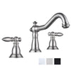 Aquaterior Widespread Faucet 3-Hole 2-Handle Cold Hot 6"H