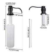 Yescom Soap Dispenser Built In Liquid Lotion Pump 13.5oz Image