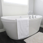 Yescom 29"x56" Bath Towel White 600Gsm Ring Spun Cotton Hotel Image