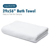 Yescom 29"x56" Bath Towel White 600Gsm Ring Spun Cotton Hotel