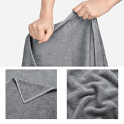 Yescom 28"x53" Bath Towel Grey 380Gsm Ring Spun Cotton Hotel Image