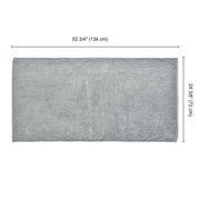 Yescom 28"x53" Bath Towel Grey 380Gsm Ring Spun Cotton Hotel Image