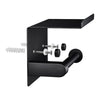 Yescom Toilet Paper Holder with Shelf Wall-mounted Stainless Matte Black