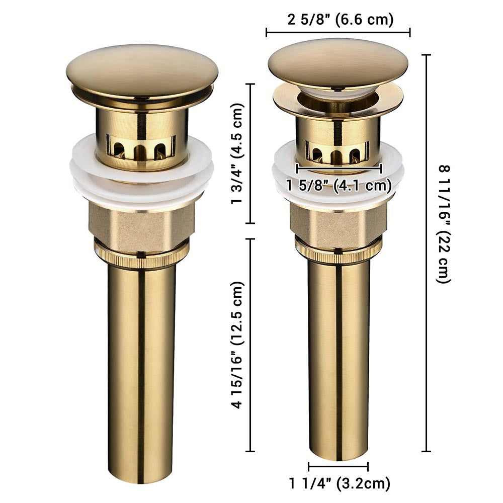 Yescom Bathroom Sink Faucet 1-Handle Cold & Hot, 7.5"H Image