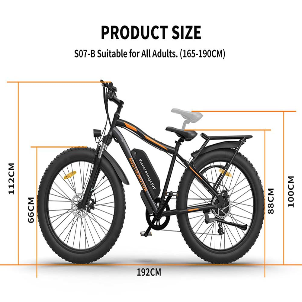 Yescom 26 Inch Electric Bike Fat Tire E-bike 48V 750W Image