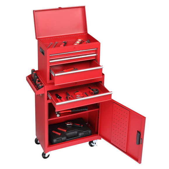 Yescom Rolling Tool Chest Combo 20 in. 4-Drawer Lockable Image